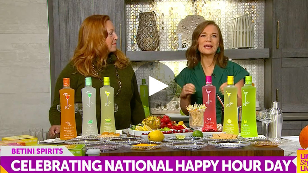 Life.Style.Live video Celebrating National Happy Hour Day with Julie Stevens, founder of BeTini Spirits