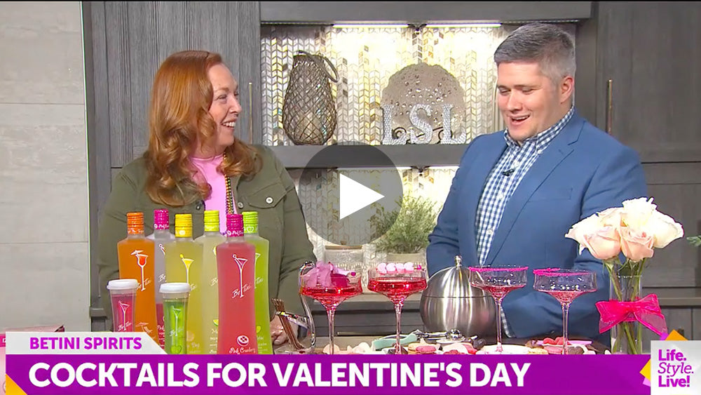Life.Style.Live Video Cocktails for Valentine's Day with Julie Stevens, founder of BeTini Spirits