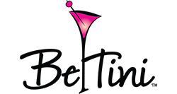 BeTini Logo with pink martini glass